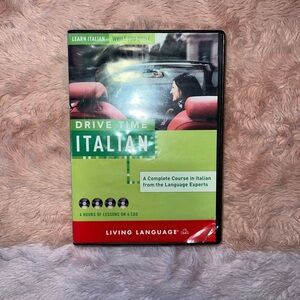 DRIVE TIME learn Italian- 4 cds and a booklet- no scratches on CDs